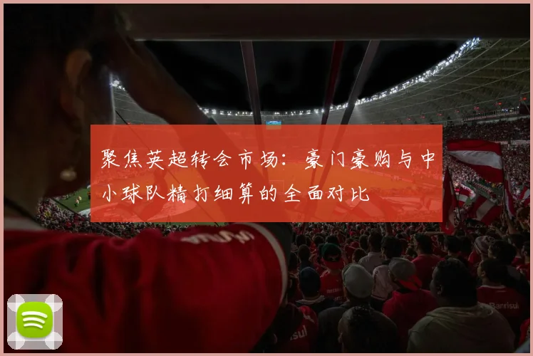 聚焦英超转会市场：豪门豪购与中小球队精打细算的全面对比